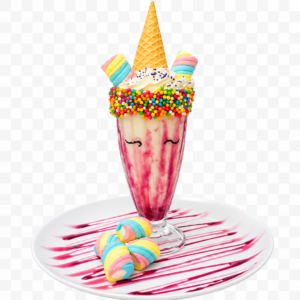 Milk Shake unicórnio